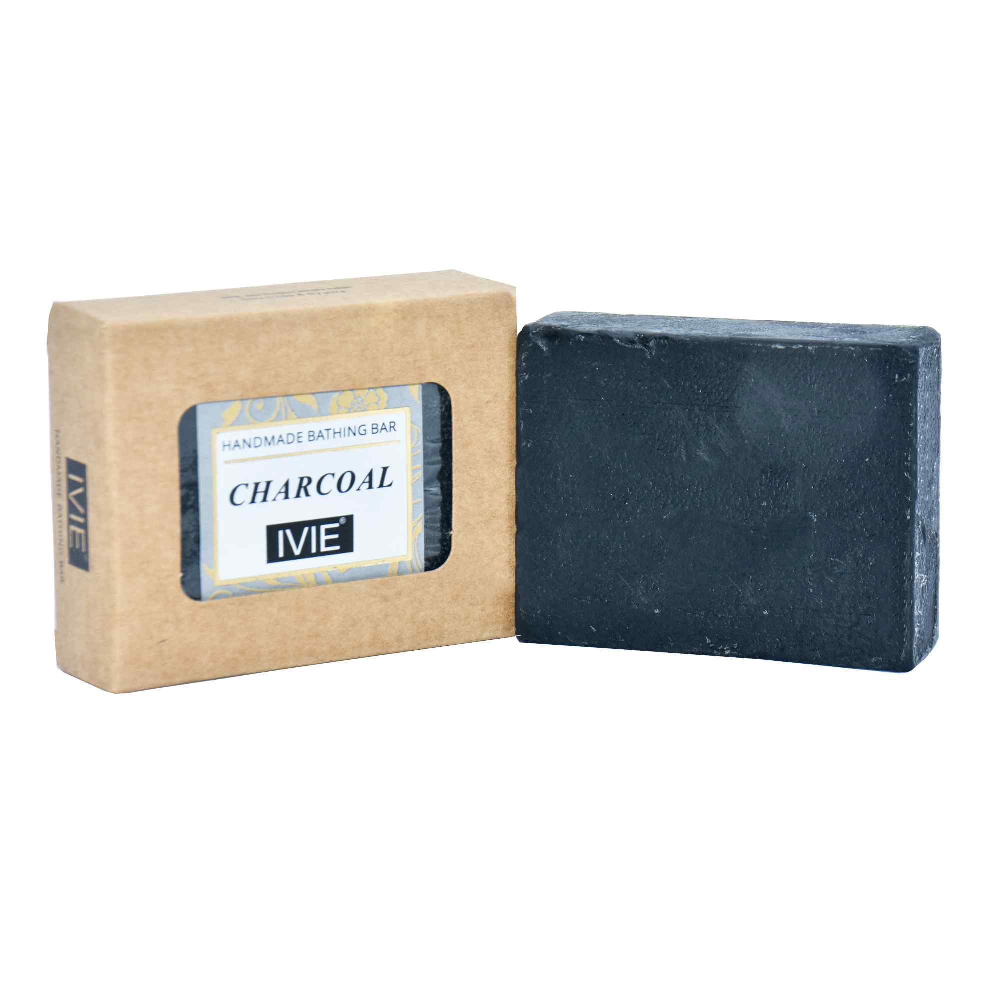IVIE Handmade Soaps || Charcoal Natural Organic ingredients of Charcoal, Tan & Dead Skin Remover Calming & Longevity Fragrance and Paraben Free