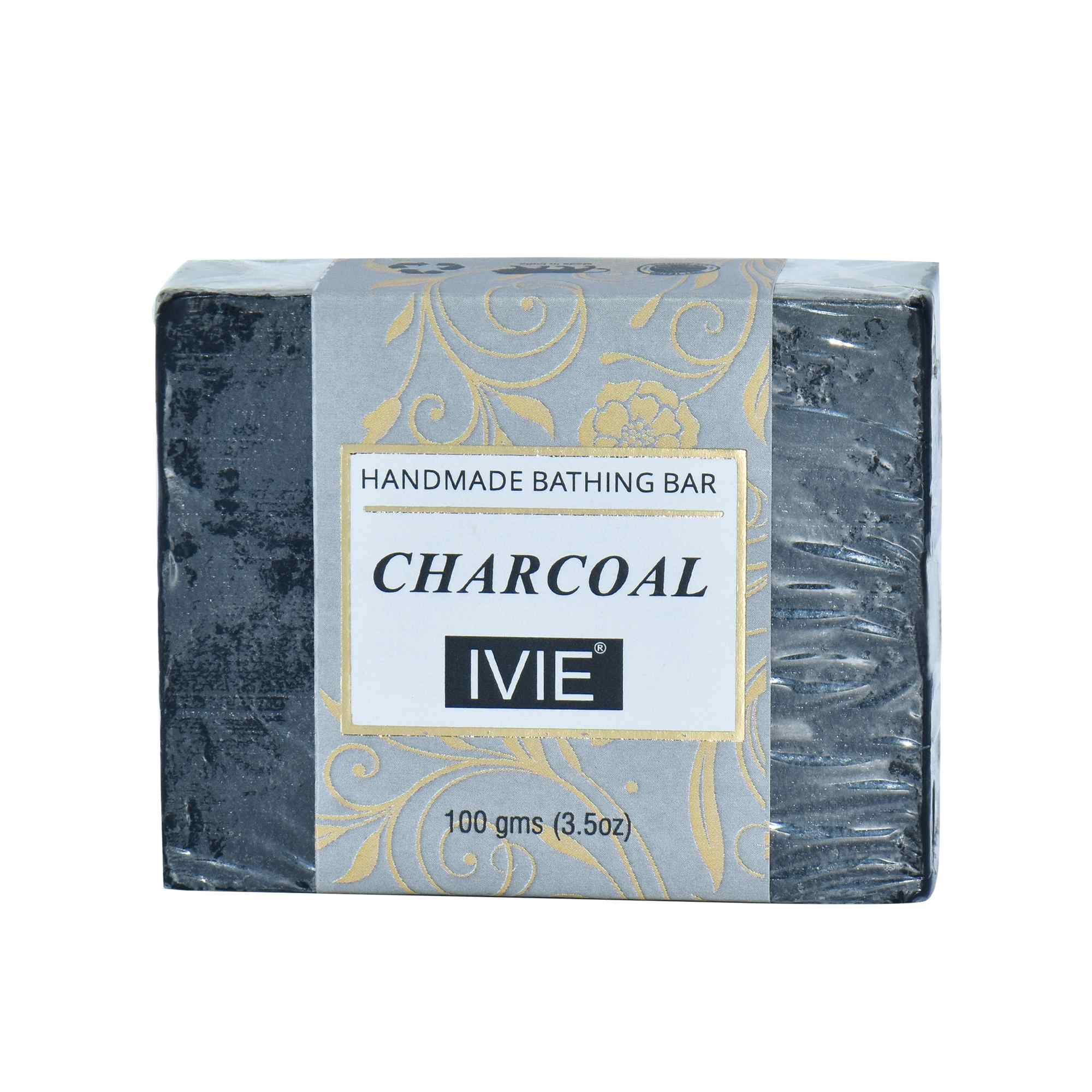 IVIE Handmade Soaps || Charcoal Natural Organic ingredients of Charcoal, Tan & Dead Skin Remover Calming & Longevity Fragrance and Paraben Free