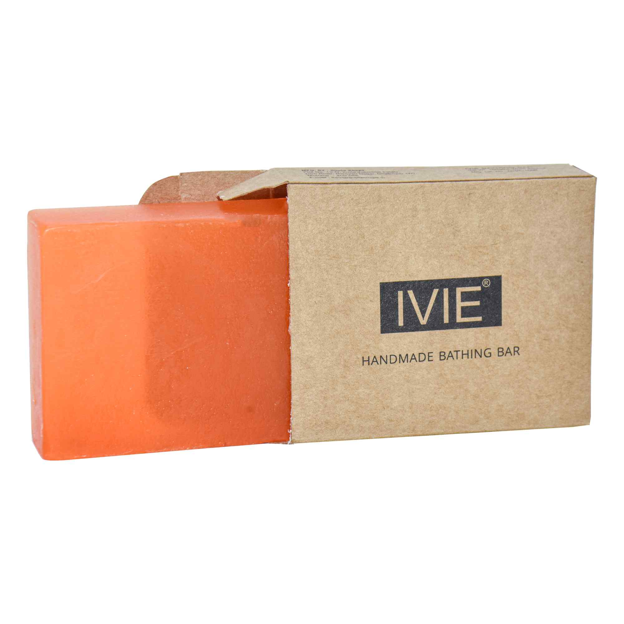 IVIE Handmade Soaps Saffron Sandal || Natural Organic ingredients of Saffron Sandal, Calming & Longevity Fragrance and Paraben Free.