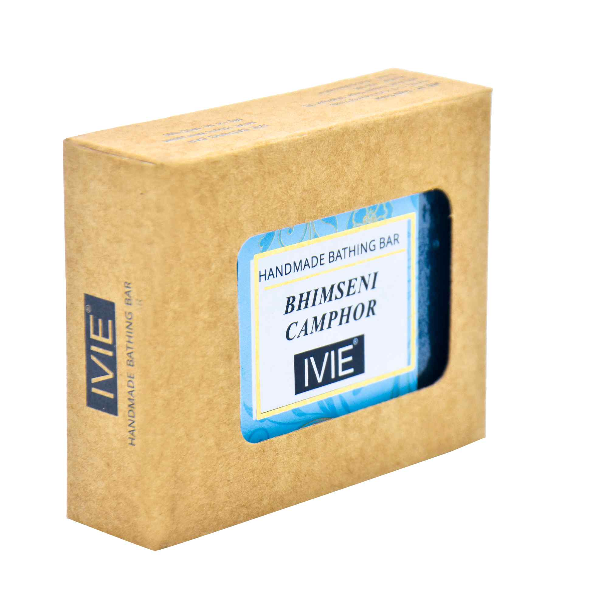 IVIE Bhemseni Camphor Handmade Soaps With Bhimseni Camphor Bathing Soaps for Normal Skin Care